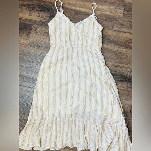 aerie Dresses & Skirts - Aerie Pastel Spaghetti Strap Sun Dress